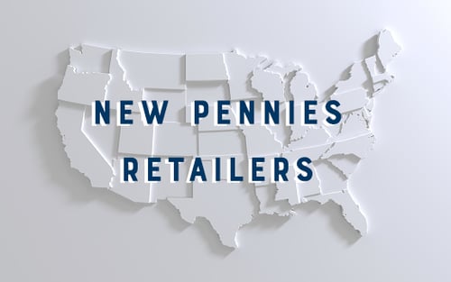 New Pennies retailer map of USA
